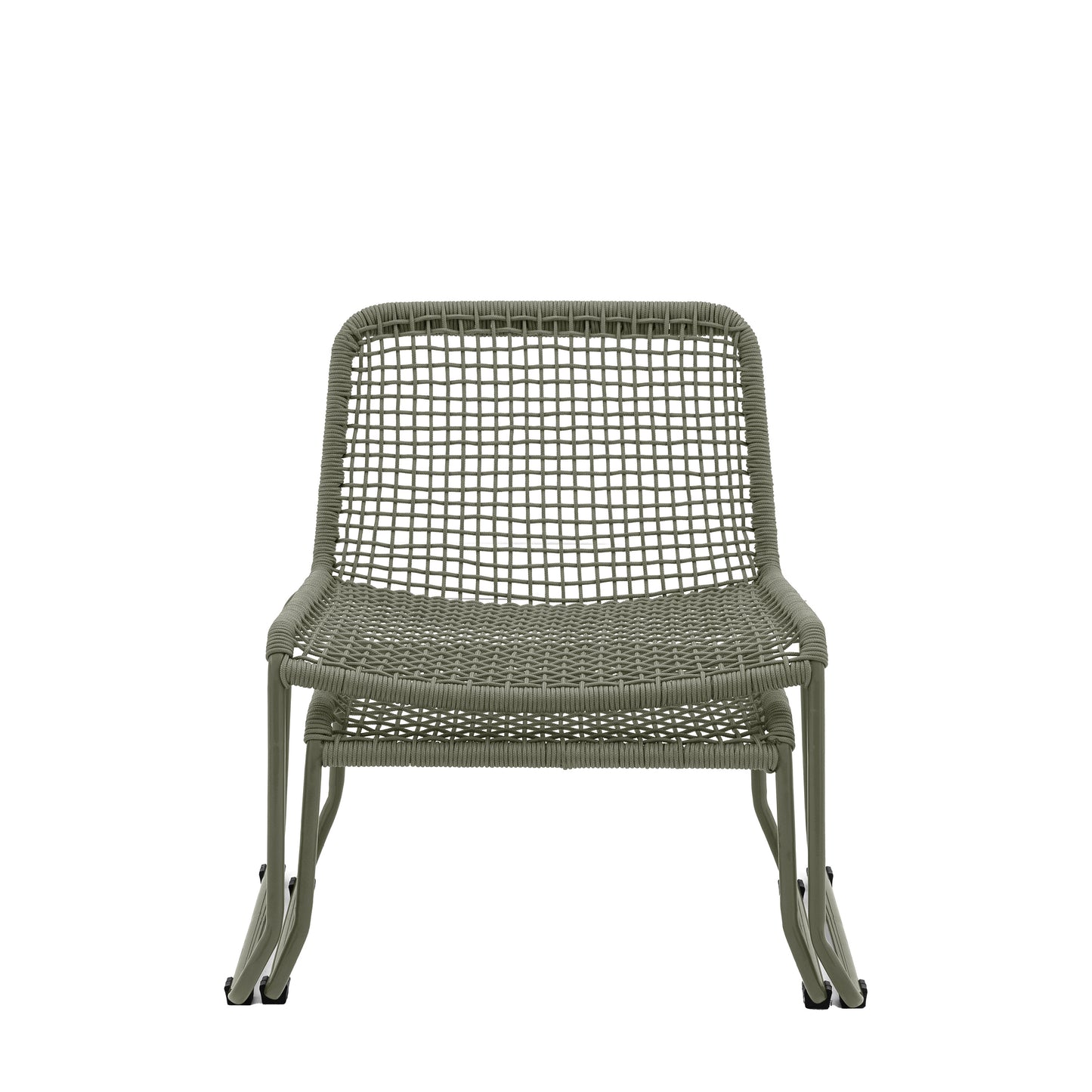 Sassano Lounge Chair with Footstool Green