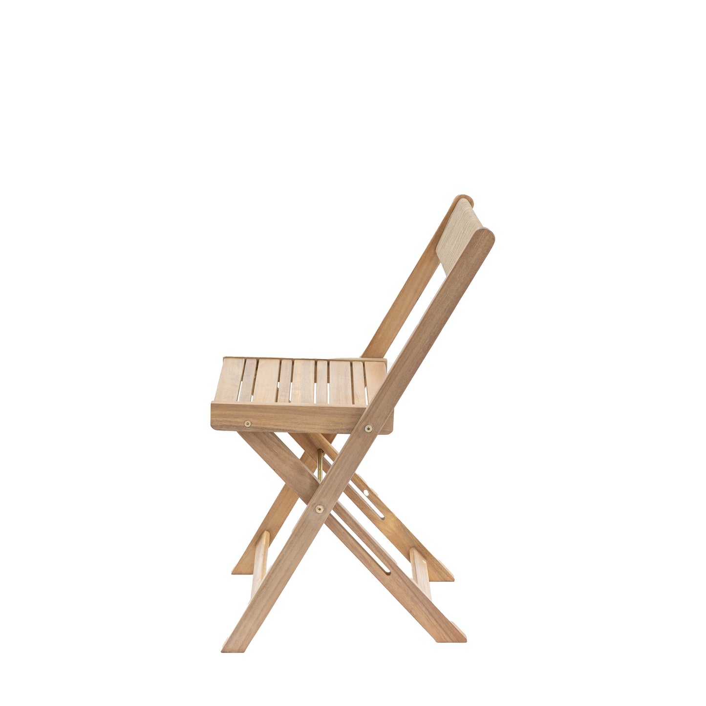 Lindos Folding Chair Natural 2pk