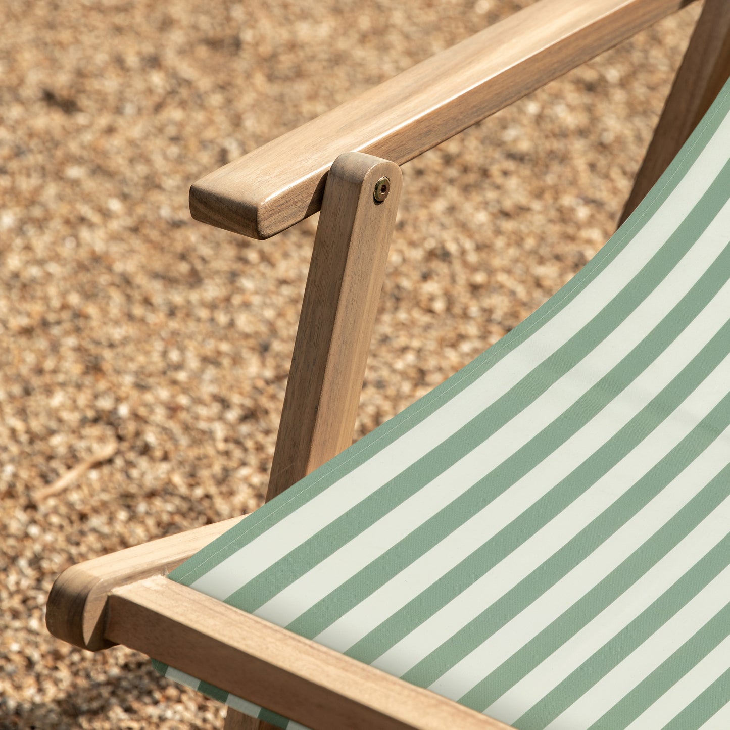 Creta Deck Chair Stripe Green
