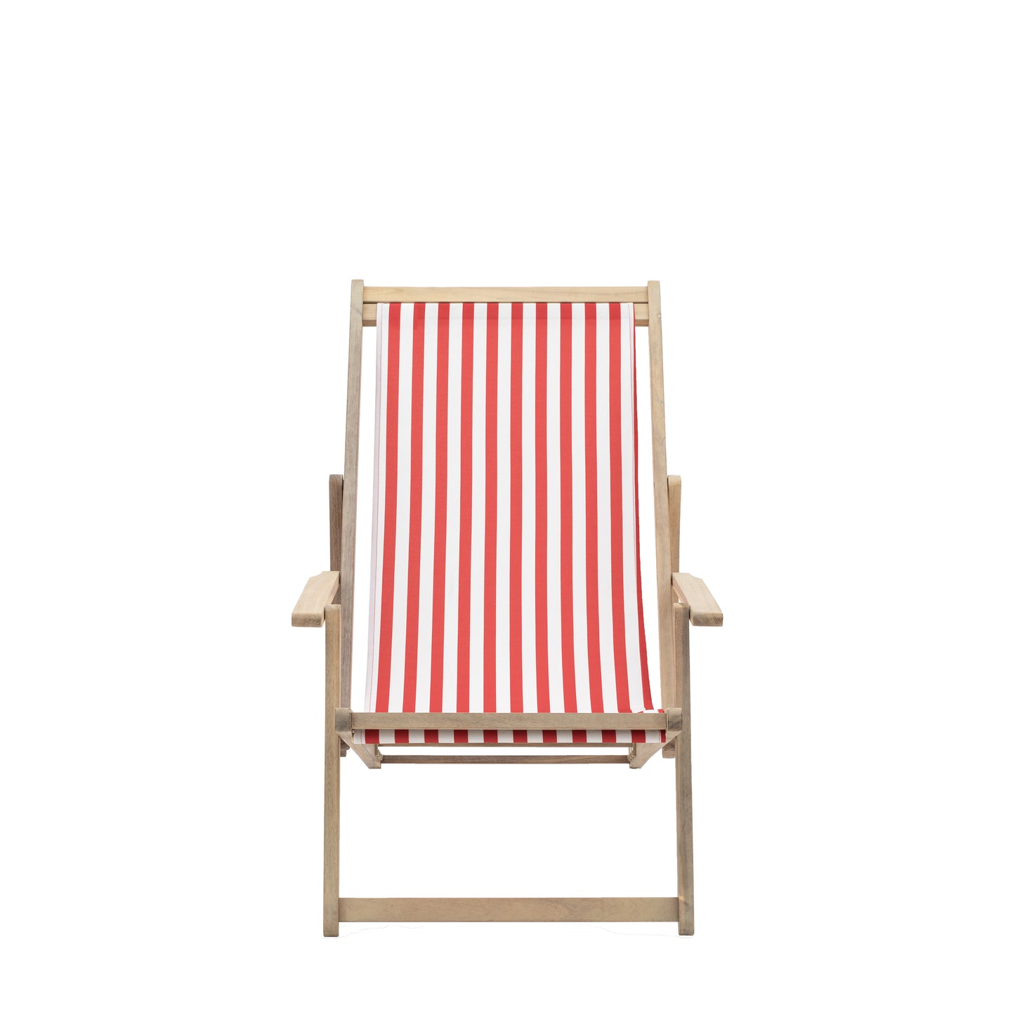 Deck Chair Stripped Red