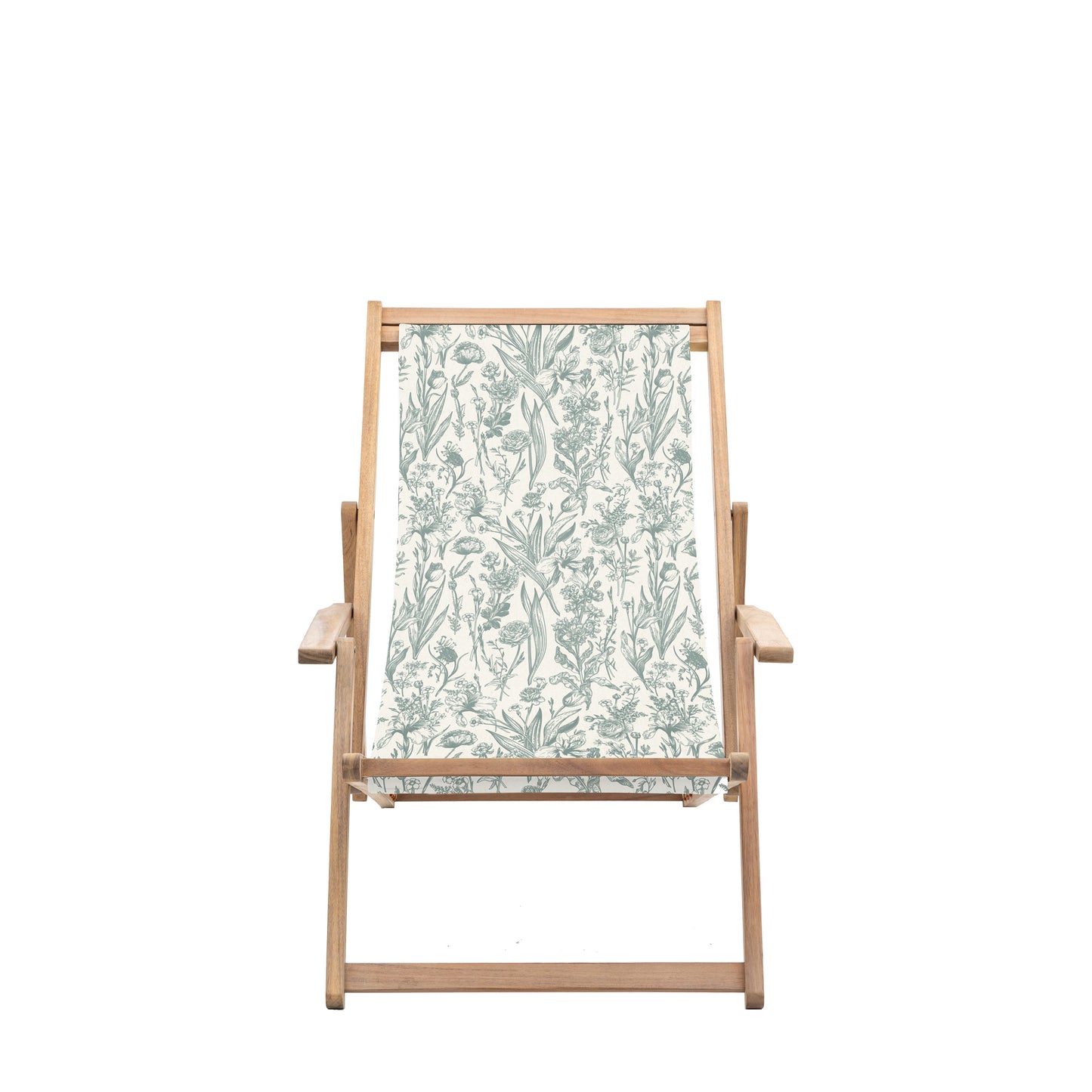 Creta Deck Chair Flora Green