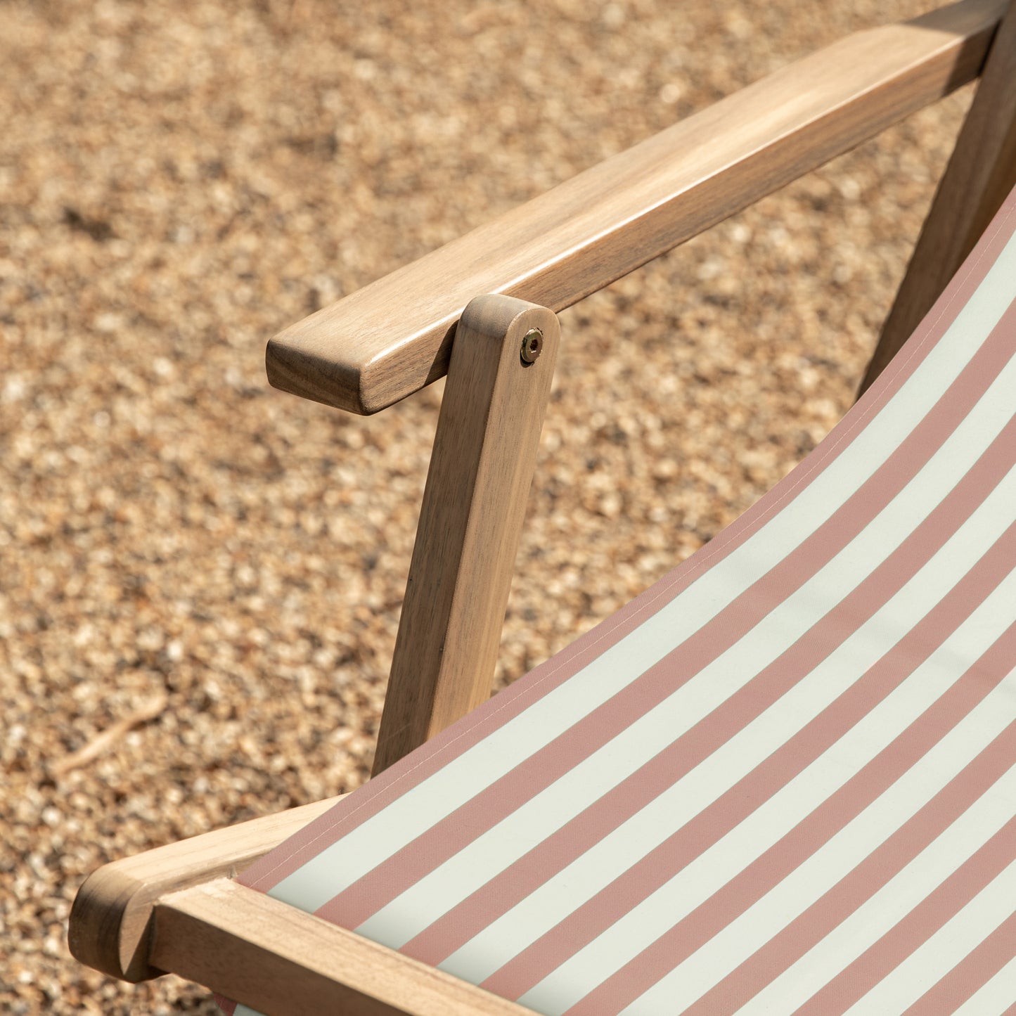 Creta Deck Chair Stripe Clay