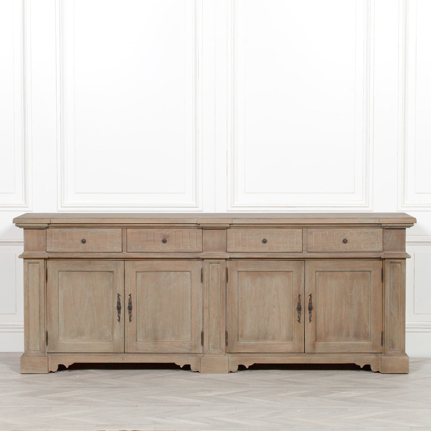 Rustic Classical 232Cm Sideboard