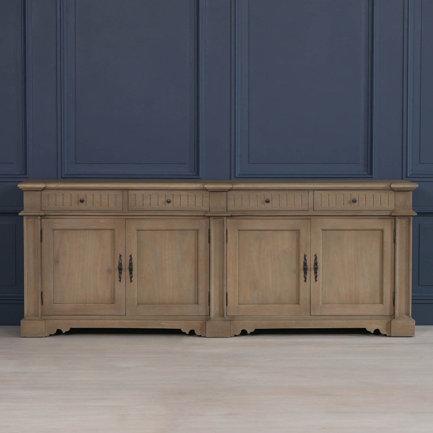 Rustic Classical 232Cm Sideboard