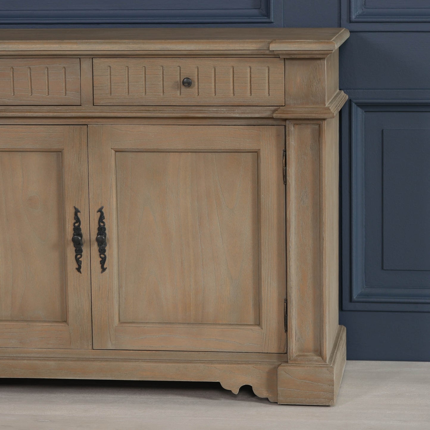 Rustic Classical 232Cm Sideboard