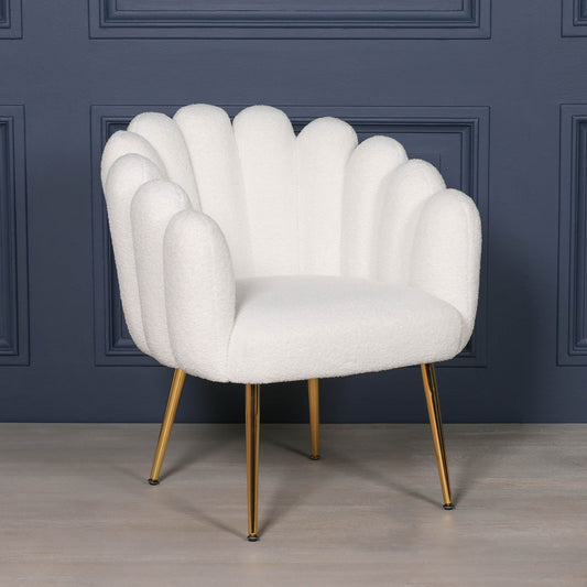 Maison Reproduction Boucle White Dining / Bedroom Chair