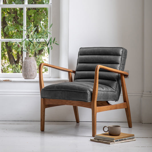 Datsun Armchair Antique Ebony