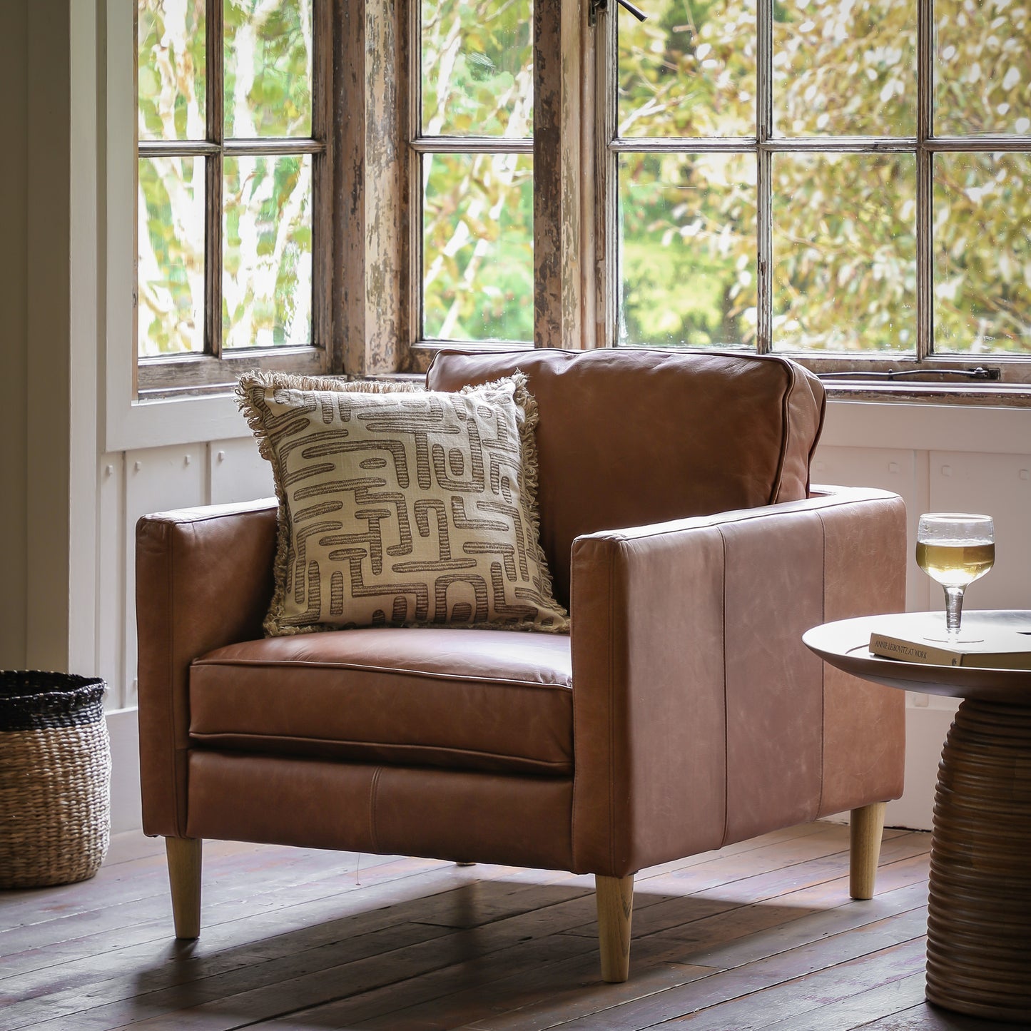 Osborne Armchair Vintage Brown Leather