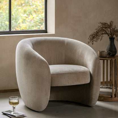 Curvo Armchair Cream