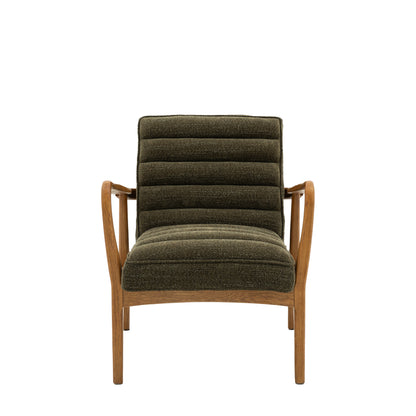 Datsun Armchair Green Boucle