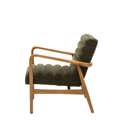 Datsun Armchair Green Boucle