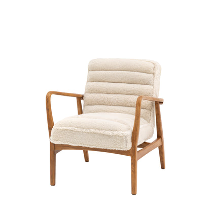 Datsun Armchair Cream Sheepskin