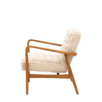 Datsun Armchair Cream Sheepskin