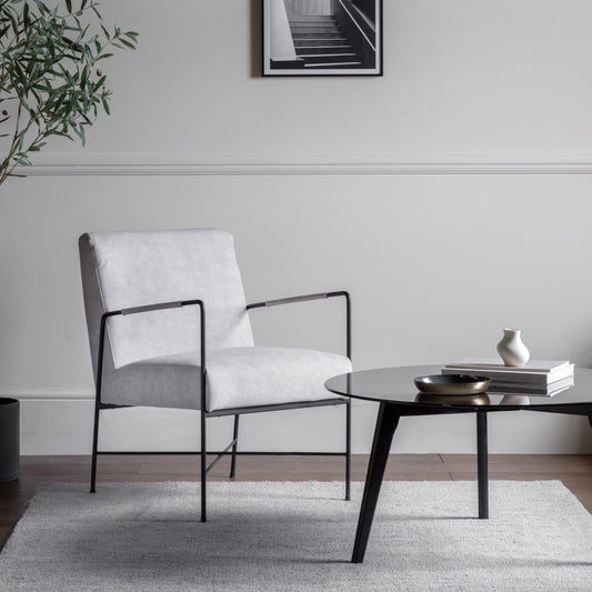 Chartham Armchair White