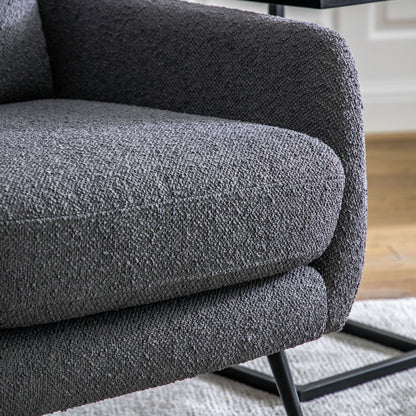 Brompton Armchair Dark Grey