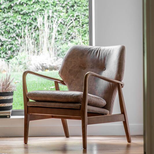 Jensen Armchair Brown