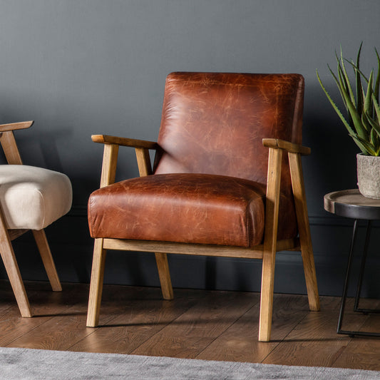 Neyland Armchair Vintage Brown