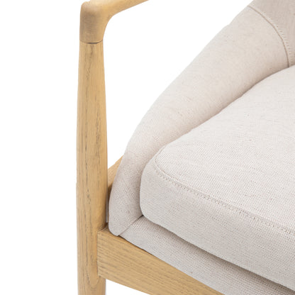 Carrera Armchair Natural Linen