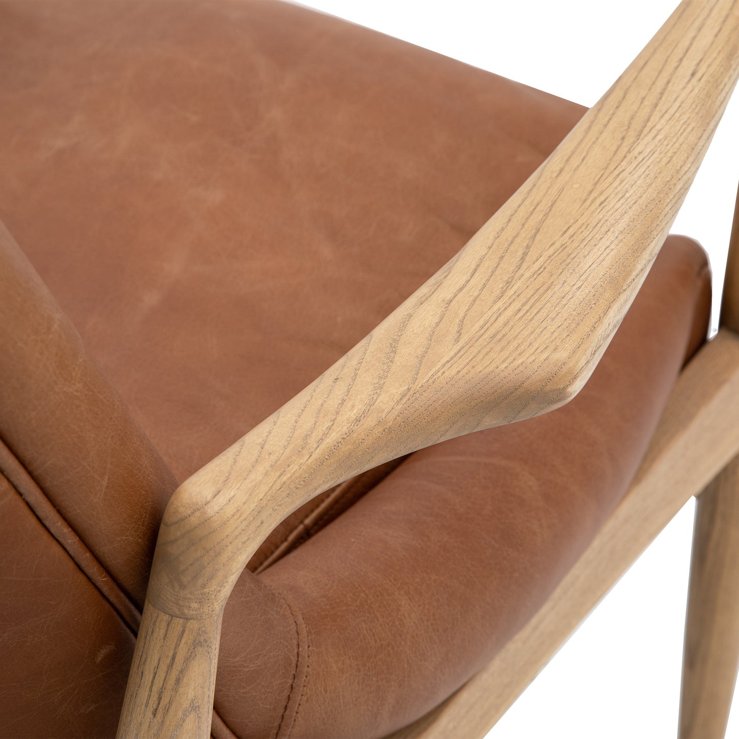 Carrera Armchair Brown Leather