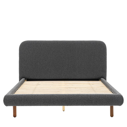 Rabley King Bedstead Charcoal