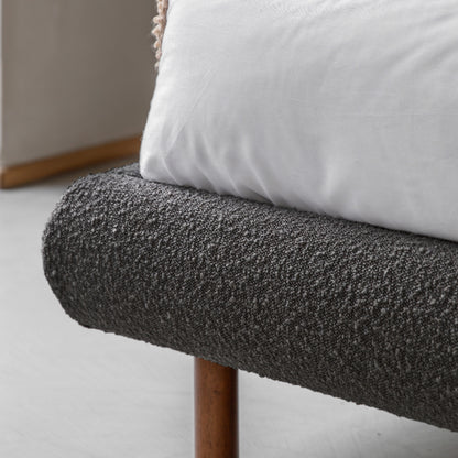 Rabley King Bedstead Charcoal