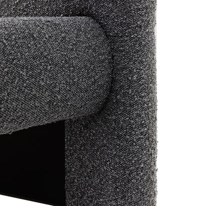 Rabley King Bedstead Charcoal
