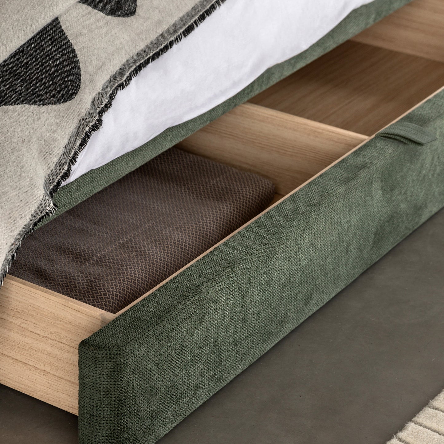 Marlowe Double Bedstead Green