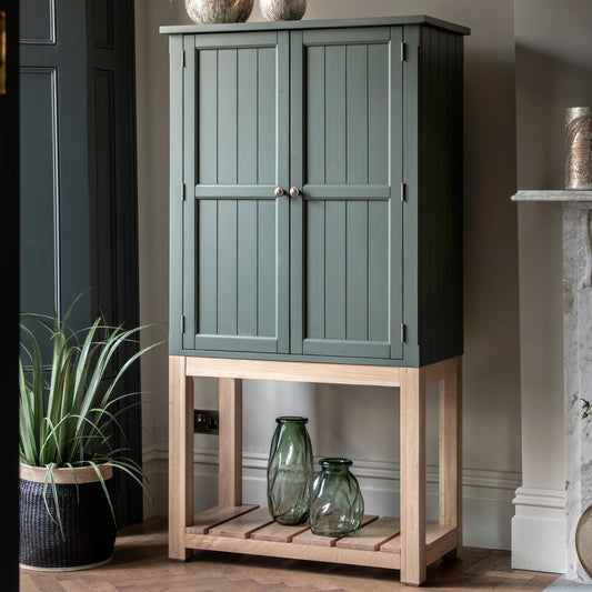 Eton 2 Door Cupboard Moss