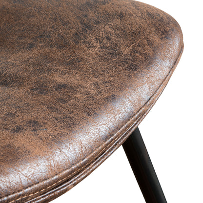 Newton Chair Brown 2pk