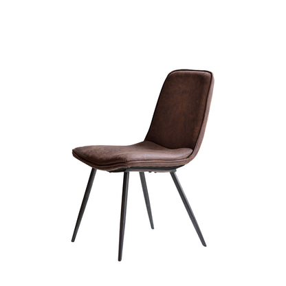 Newton Chair Brown 2pk