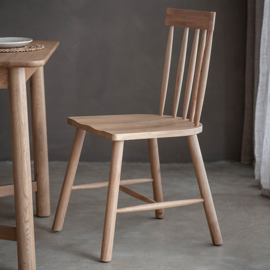 Kingham Dining Chair Oak 2pk