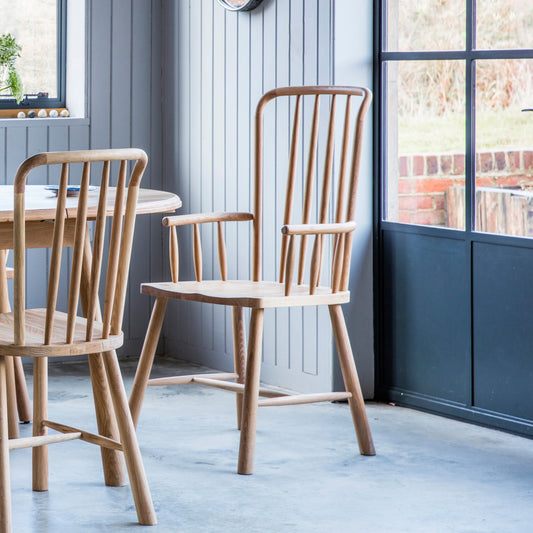 Wycombe Carver Dining Chair 2pk
