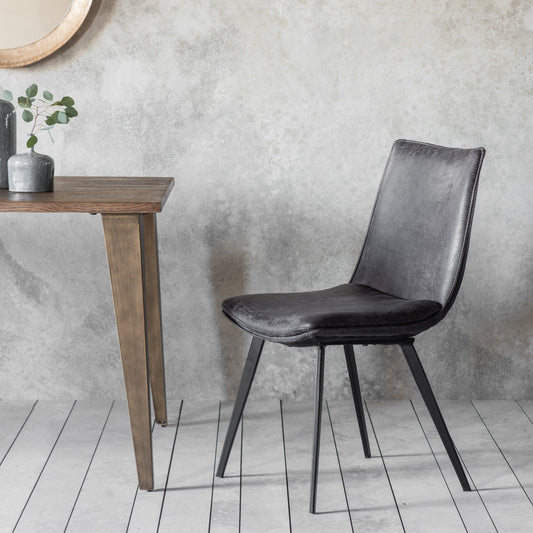 Hinks Chair Grey 2pk