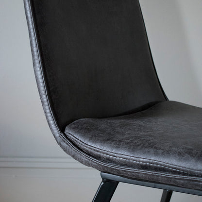 Hinks Chair Grey 2pk