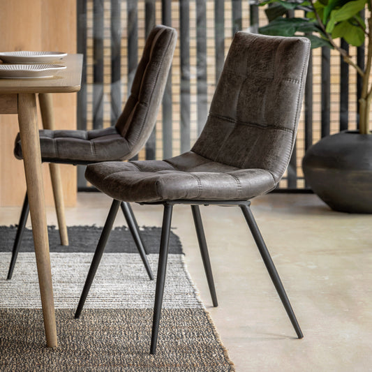 Darwin Chair Grey 2 pk