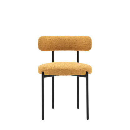 Aveley Dining Chair Ochre 2pk