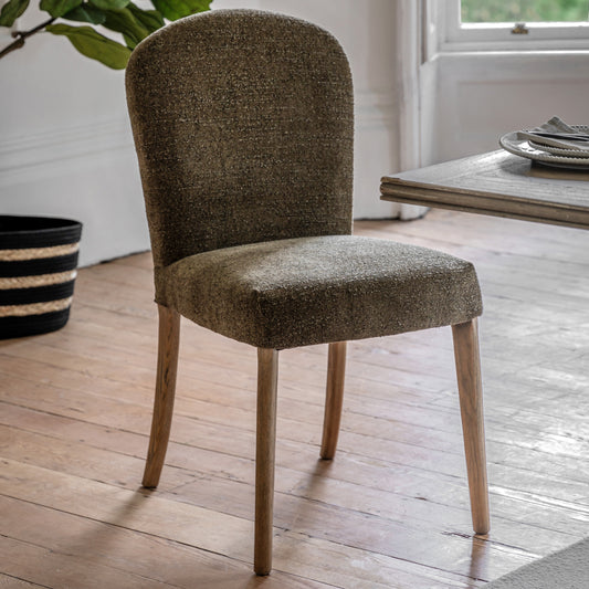 Hinton Dining Chair Moss Green 2pk
