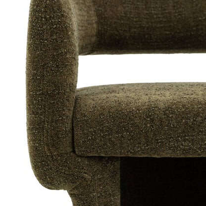 Sloane Dining Chair Green Boucle