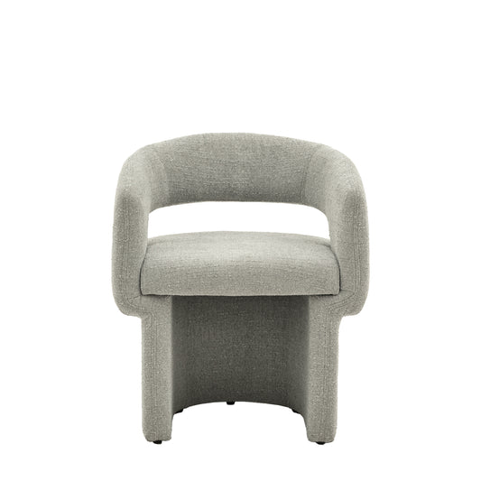 Sloane Dining Chair Grey Boucle