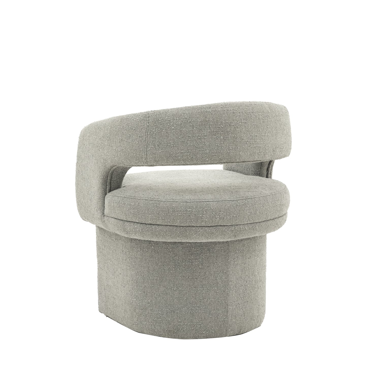 Sloane Dining Chair Grey Boucle