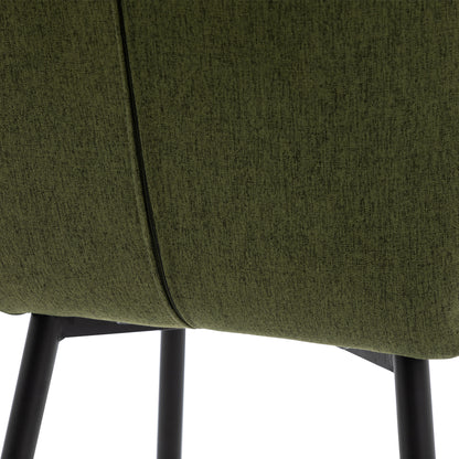 Manford Dining Chair Bottle Green 2pk