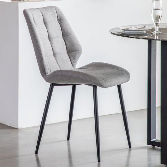 Manford Dining Chair Light Grey 2pk