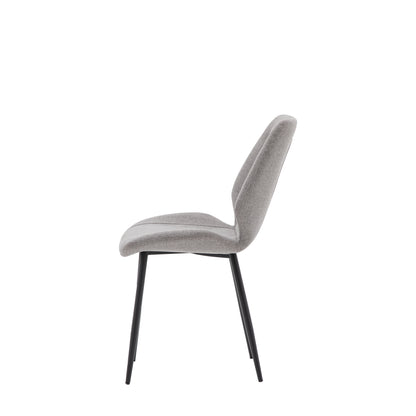 Manford Dining Chair Light Grey 2pk