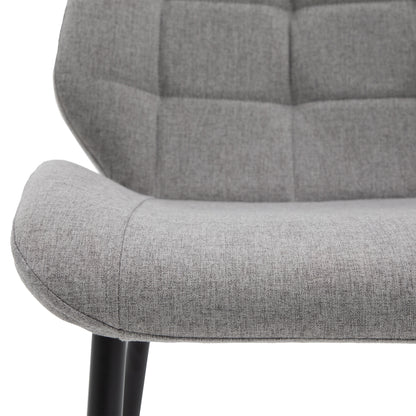 Manford Dining Chair Light Grey 2pk