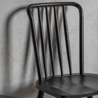 Wycombe Dining Chair Black 2pk