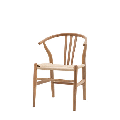 Whitney Chair Natural 2pk