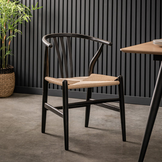 Whitney Chair Black 2pk