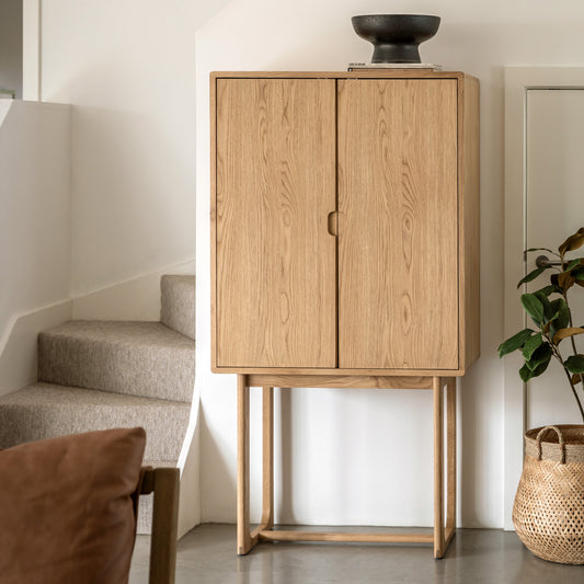 Craft Cocktail Cabinet Natural