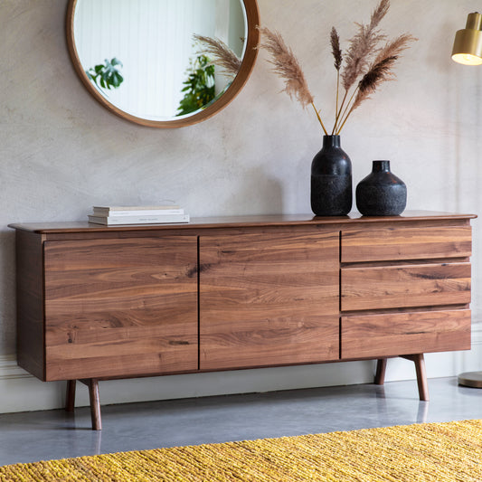 Madrid 2 Door 3 Drawer Sideboard Walnut