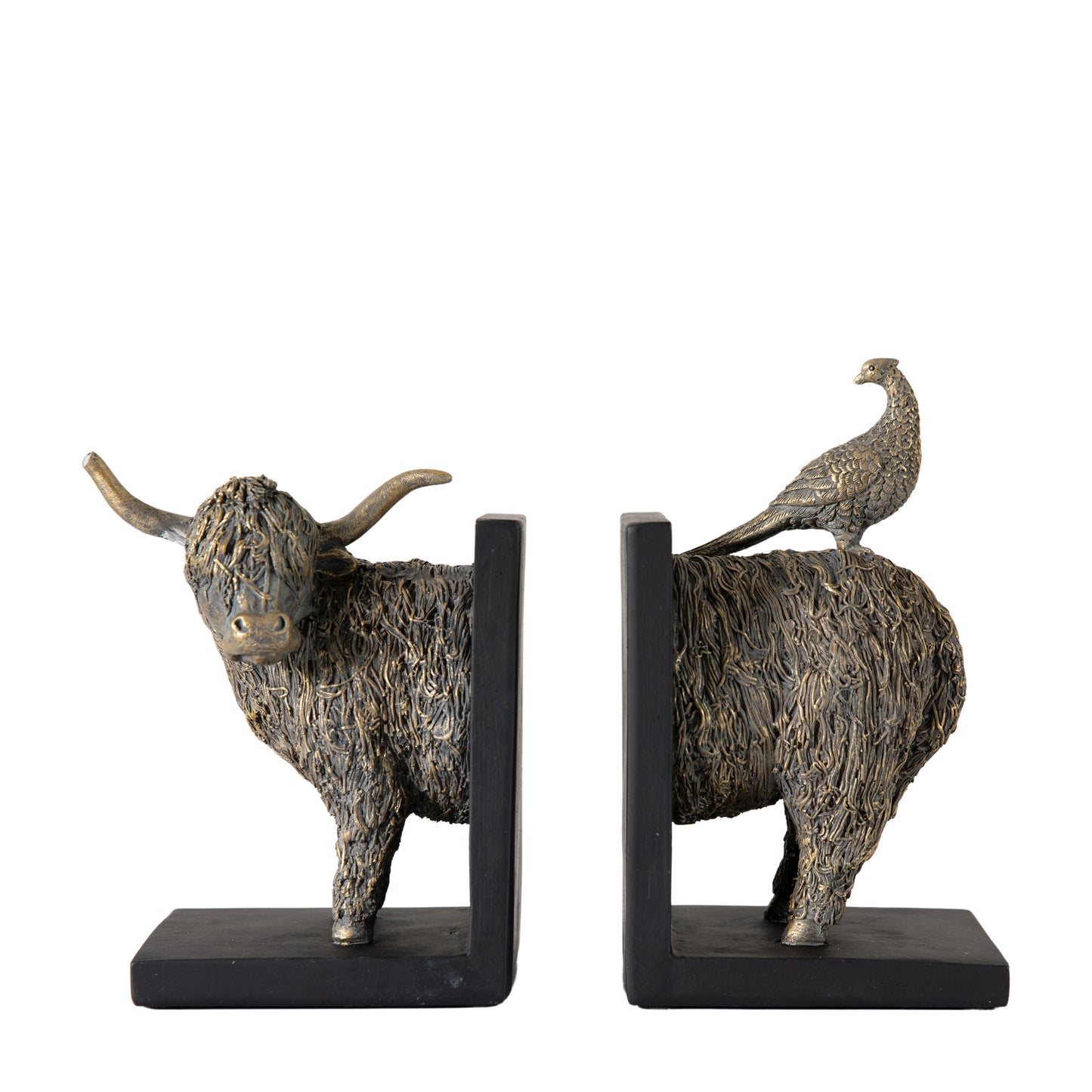 Highland Cow Bookends Set of 2